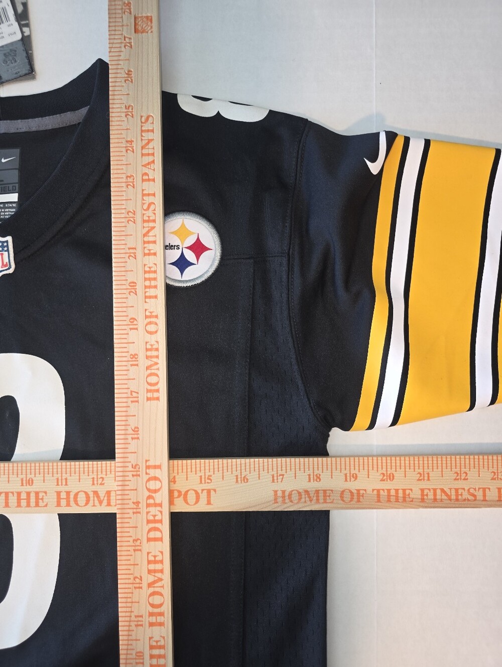 NWT Nike NFL Pittsburgh Steelers Kenny Pickett Jersey Black On Field Men's SZL - Picture 3 of 9